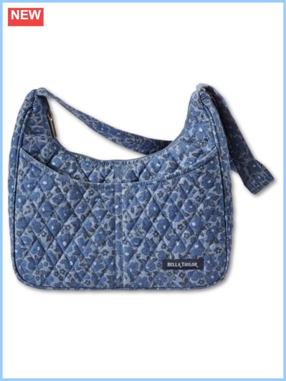 Quilted Hobo Shoulder Bag Lightweight Everyday Purse